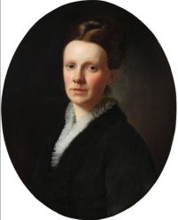 Vermehren Frederik Portrait Of Anne De Jonquieres canvas print