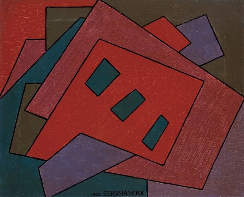 Victor Servranckx Opus 29 1923 canvas print