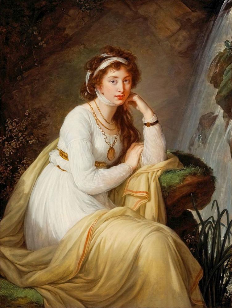 Vige E Le Brun E Lisabeth Anna Ivanovna Baryatinskaya Tolstoy canvas print