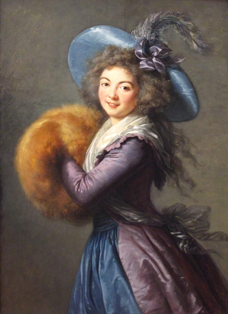 Vige E Le Brun E Lisabeth Madame Mole -reymond canvas print
