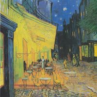 Vincent Van Gogh Cafetería Terraza Por La Noche