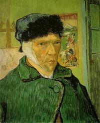 Vincent Van Gogh Self-portait With Bandage Ear canvas print