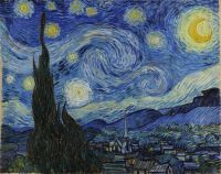 Vincent Van Gogh Starry Night by Canva Art Paint