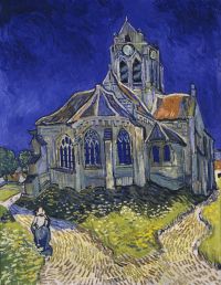 لوحة فنسنت فان جوخ الكنيسة في أوفير سور وايز
