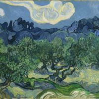 Vincent Van Gogh Los olivos en Saint Remy