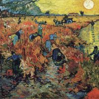 Vincent van Gogh De rode wijngaard