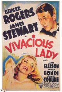 Vivacious Lady 1938 Poster del film stampa su tela