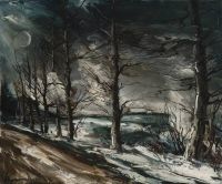 Vlaminck Maurice De Claire De Lune Sur La Neige Ca. 1936 38 canvas print