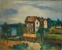 لوحة قماشية Vlaminck Maurice De Paysage 2