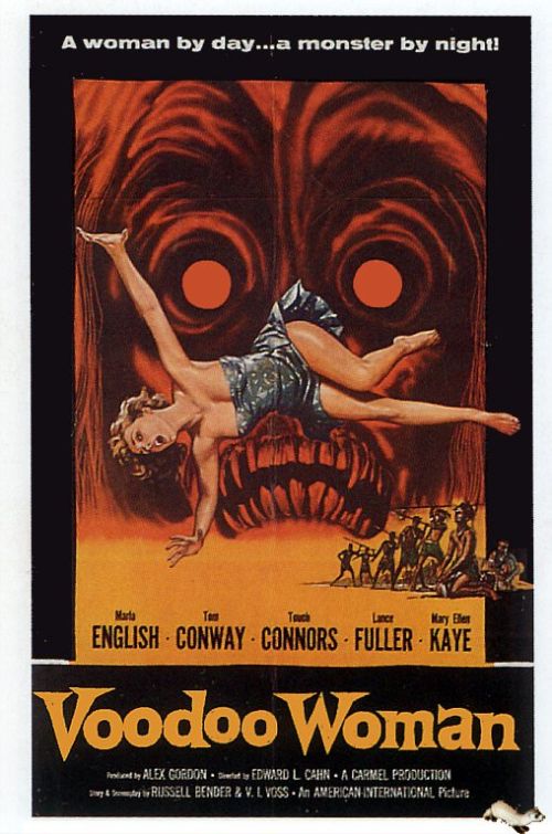 Voodoo Woman 1957 Movie Poster canvas print