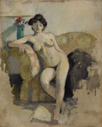 Vuillard Edouard Seated Nude On A Sofa Ca. 1903 canvas print