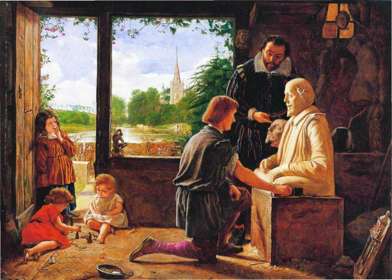 Wallis Henry A Sculptor S Workshop Stratford Upon Avon 1617 canvas print