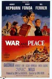 Locandina del film Guerra e pace 1956
