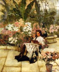 Wardle Arthur In The Conservatory 1882