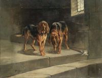 Wardle Arthur Lord Wolverton S Bloodhounds 1885 Leinwanddruck