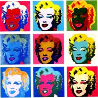 Warhol Nueve Marilyns