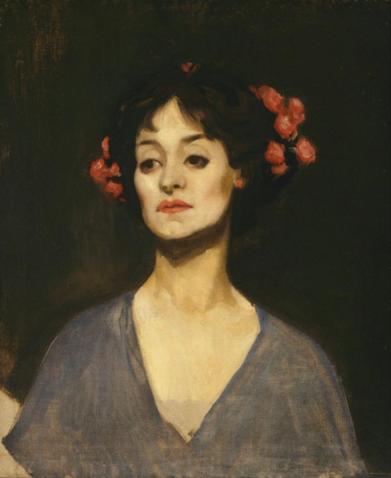 Washington Lambert George Portrait Of A Lady canvas print