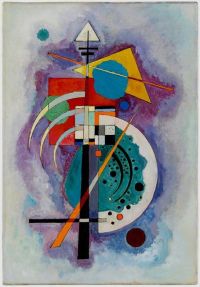 Wassily Kandinsky Komposition No. 350 Hommage A Grohmann 1926 لوحة زيتية على قماش كتاني