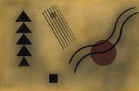 طباعة قماشية فاسيلي كاندينسكي اتصال معتدل 1928