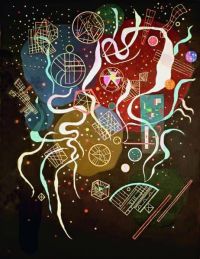 Wassily Kandinsky Movement I 1935 طباعة قماشية