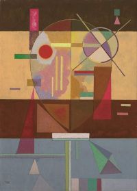 Wassily Kandinsky Zersetzte Spannung تفكك التوتر C.1930 طباعة قماش