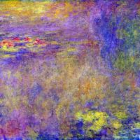 Waterlelies - Geel Nirvana door Monet