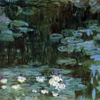 Waterlelies 1 door Monet