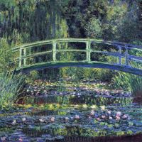 Waterlelievijver 2 door Monet
