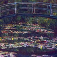 Waterlelievijver 5 door Monet