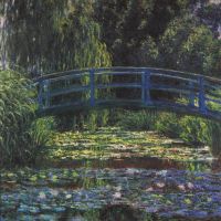 Waterlelievijver 6 door Monet