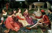 Waterhouse John William A Tale From The Decameron 1916