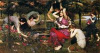 Waterhouse John William Flora And The Zephyrs 1897 canvas print