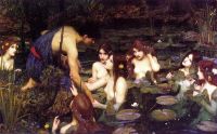 Waterhouse John William Hylas And The Nymphs 1896 canvas print
