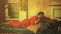 Waterhouse The Remorse Of Nero After The Murdering Of His Mother canvas print