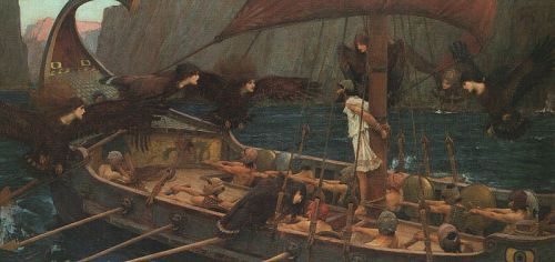 Waterhouse Ulysses And The Sirens canvas print