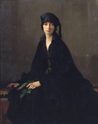 Watson George Spencer A Lady In Black 1922