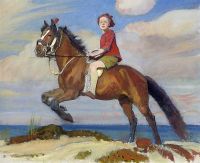 Watson George Spencer Mary On Horseback Ca. 1920 canvas print