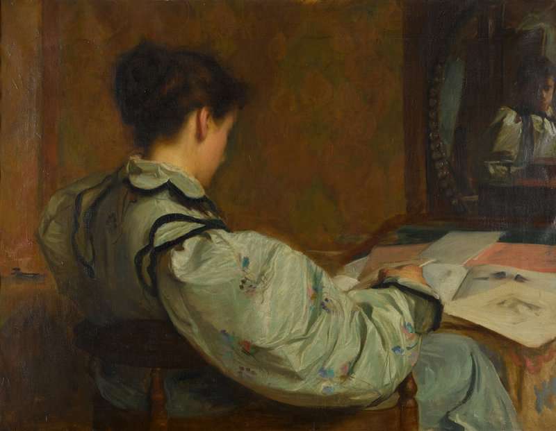 Watson George Spencer Miss Alice Watson The Artist S Sister 1894 canvas print