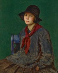 Watson George Spencer Portrait Of A Girl