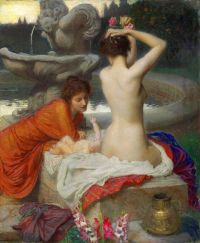 Watson George Spencer The Fountain 1900 canvas print