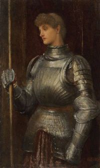 Watts George Frederic Joan Of Arc canvas print