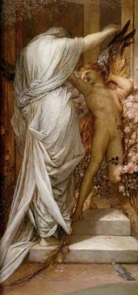 Watts George Frederic Love And Death 1877 87 canvas print