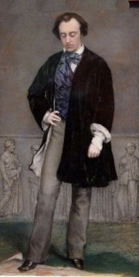 Watts George Frederic Minature Full Length Portrait Of G. F. Watts 1849