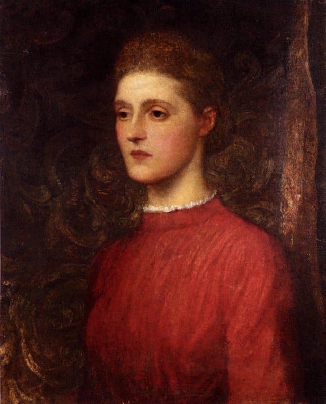 Watts George Frederic Portrait Of A Lady canvas print