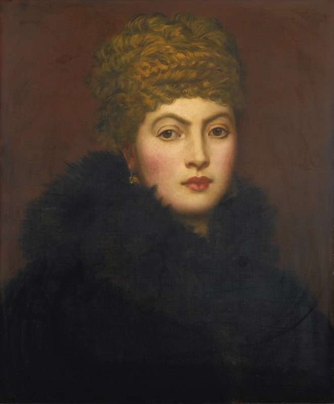 Watts George Frederic Portrait Of Mrs Fitzmaurice canvas print