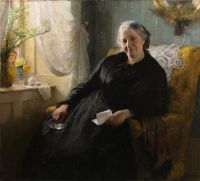 Wegmann Bertha Portrait Of Cecilie Trier Nee Melchior 1885 canvas print
