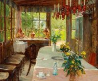 Wegmann Bertha Swedish Boarding House مطبوع على القماش