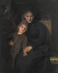 Wegmann Bertha Tender Moments 1877 كانفاس مطبوع