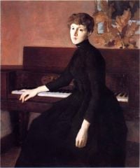 Weir Julian Alden At The Piano Ca. 1903