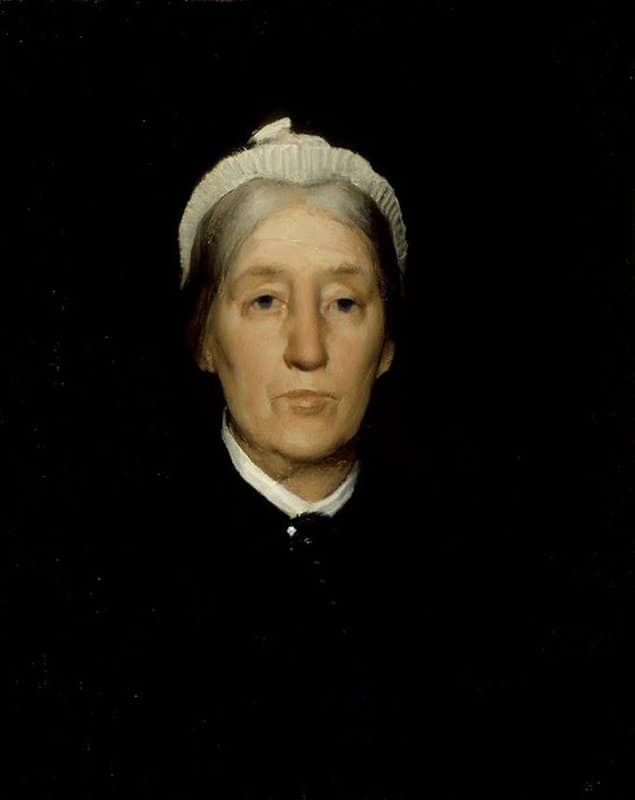 Weir Julian Alden Portrait Of Mrs Robert Walter Weir Ca. 1885 canvas print